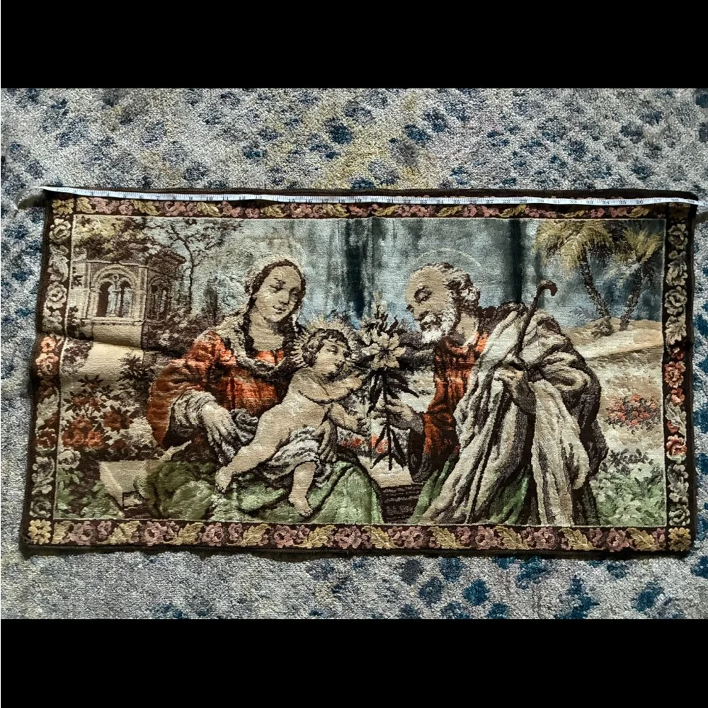 Colorful Peacock Tapestry